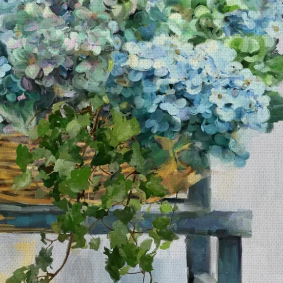 Kirkland's Home Canvas Art-Farmhouse Hydrangeas Canvas Art Print