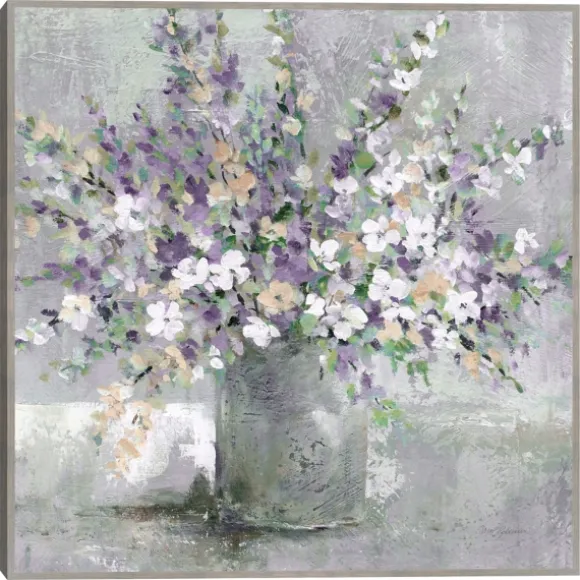 Kirkland's Home Canvas Art-Farmhouse Lavender Framed Canvas Art Print