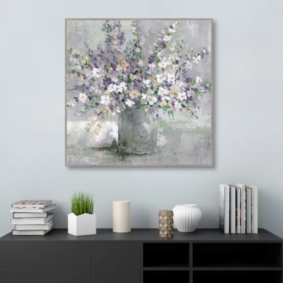 Kirkland's Home Canvas Art-Farmhouse Lavender Framed Canvas Art Print