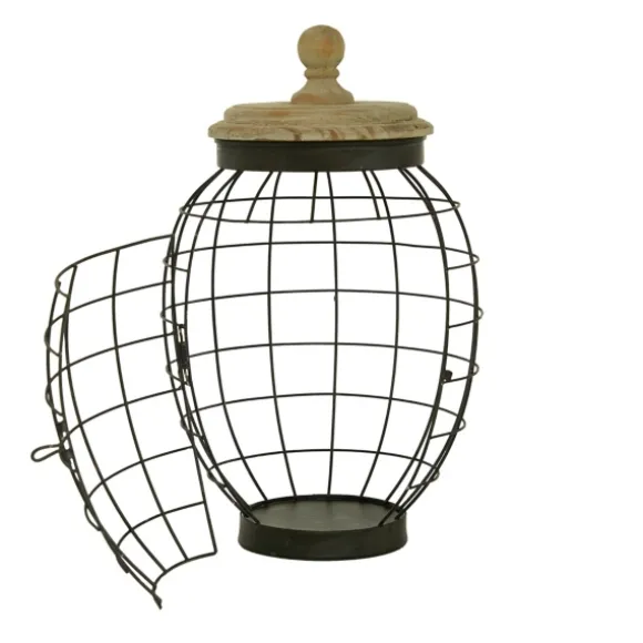 Kirkland's Home Decorative Bowls & Jars-Farmhouse Wire Frame 2-Pc. Decorative Jar Set