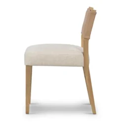 Kirkland's Home Dining Chairs-Farrah Leather Back Dining Chair