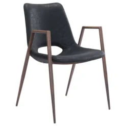 Kirkland's Home Dining Chairs-Faux Leather Cutout Dining Chairs, Set Of 2