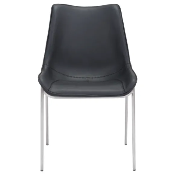 Kirkland's Home Dining Chairs-Faux Leather Stitch Dining Chairs, Set Of 2