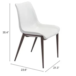 Kirkland's Home Dining Chairs-Faux Leather Stitch Dining Chairs, Set Of 2