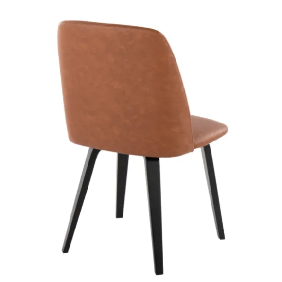 Kirkland's Home Dining Chairs-Faux Leather Wood Dining Chairs, Set Of 2