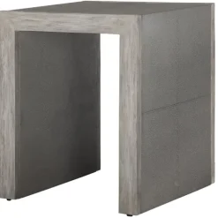 Kirkland's Home Accent & End Tables-Faux Shagreen Accent Table