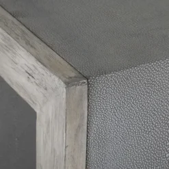 Kirkland's Home Accent & End Tables-Faux Shagreen Accent Table