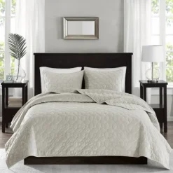 Kirkland's Home Bedspreads & Coverlets-Faux Velvet California King 3-Pc. Coverlet Set