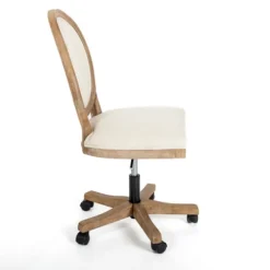 Kirkland's Home Office Furniture-Felix Upholstered Swivel Office Chair