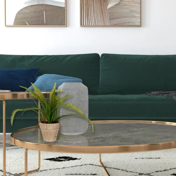 Kirkland's Home Arrangements & Greenery-Fern Bush In Distressed Ivory Planter