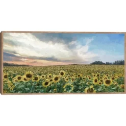 Kirkland's Home Canvas Art-Field Of Gold Framed Canvas Art Print