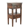 Kirkland's Home Accent & End Tables-Fir Wood Tiered Side Table