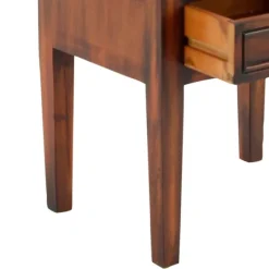 Kirkland's Home Accent & End Tables-Fir Wood Tiered Side Table