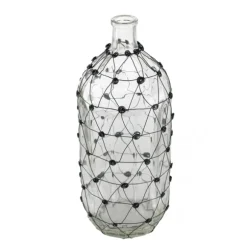 Kirkland's Home Vases-Fishnet Wire Wrapped Vase