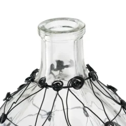 Kirkland's Home Vases-Fishnet Wire Wrapped Vase