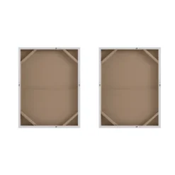 Kirkland's Home Canvas Art-Flatland Glitter Canvas Art Prints, Set Of 2