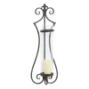 Kirkland's Home Sconces-Fleur Distressed Black Iron Sconce, 31 In.