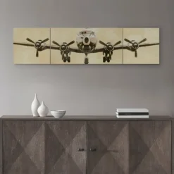 Kirkland's Home Canvas Art-Flight Design Canvas Art Prints, Set Of 3