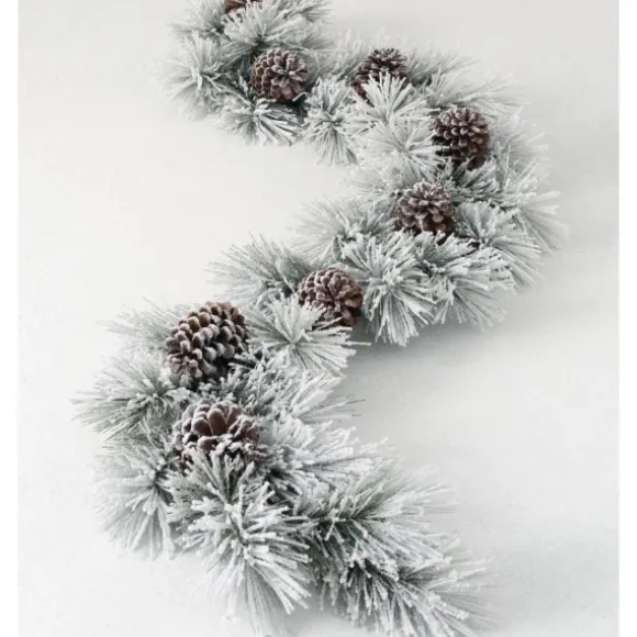 Kirkland's Home Arrangements & Greenery-Flocked Pine And Pine Cone Garland
