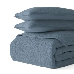 Kirkland's Home Quilts-Floral Stitch 2-Pc. Twin Quilt Set