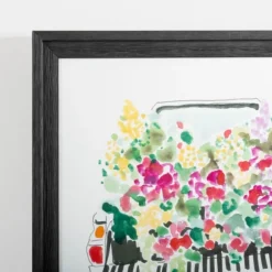 Kirkland's Home Framed Art-Flower Bed Pickup Truck Framed Art Print