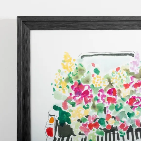 Kirkland's Home Framed Art-Flower Bed Pickup Truck Framed Art Print