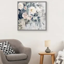 Kirkland's Home Canvas Art-Flower Impressions Framed Canvas Art Print