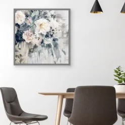 Kirkland's Home Canvas Art-Flower Impressions Framed Canvas Art Print