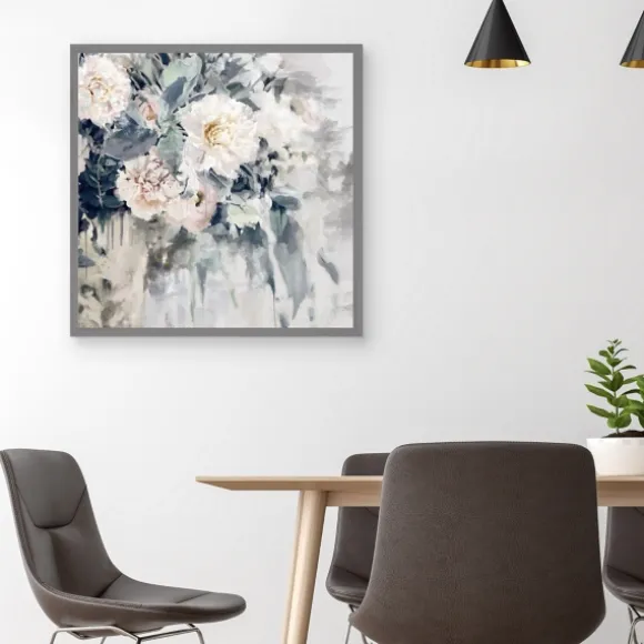 Kirkland's Home Canvas Art-Flower Impressions Framed Canvas Art Print