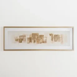 Kirkland's Home Framed Art-Foil Strokes Embossed Framed Art Print