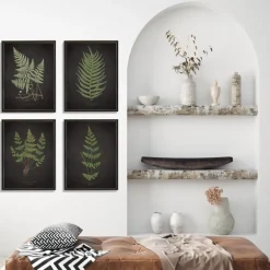 Kirkland's Home Framed Art-Four Ferns Framed Art Prints, Set Of 4