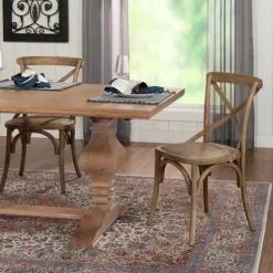 Kirkland's Home Dining Chairs-French Country X-Back Dining Chairs, Set Of 2