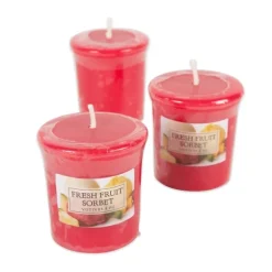 Kirkland's Home Candles-Fresh Fruit Sorbet Votive Candles, Set Of 8