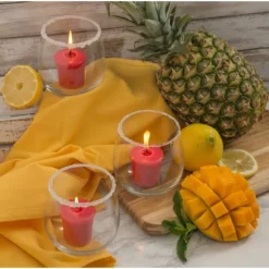 Kirkland's Home Candles-Fresh Fruit Sorbet Votive Candles, Set Of 8