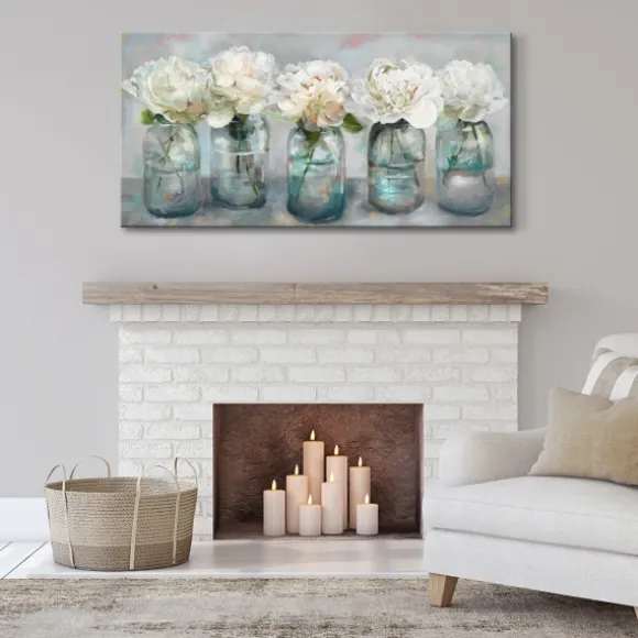 Kirkland's Home Canvas Art-Fresh Picked Peonies Canvas Art Print