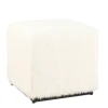 Kirkland's Home Benches & Ottomans-Fur Cube Ottoman