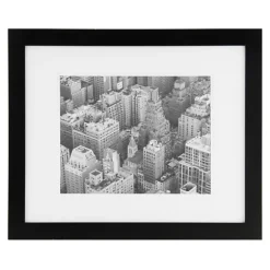 Kirkland's Home Picture Frames-Gallery Black Matted Picture Frame, 16X20