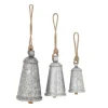 Kirkland's Home Decorative Accents-Galvanized Iron Hanging Bells, Set Of 3