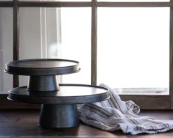 Kirkland's Home Decorative Trays-Galvanized Metal Riser Tray, 9 In.