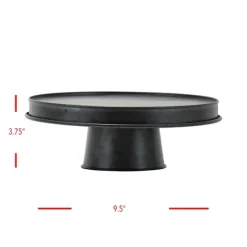 Kirkland's Home Decorative Trays-Galvanized Metal Riser Tray, 9 In.