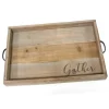 Kirkland's Home Decorative Trays-Gather Wooden Tray