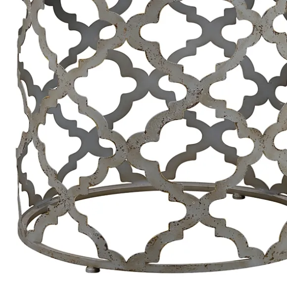 Kirkland's Home Accent & End Tables-Geometric Frame Metal Accent Table