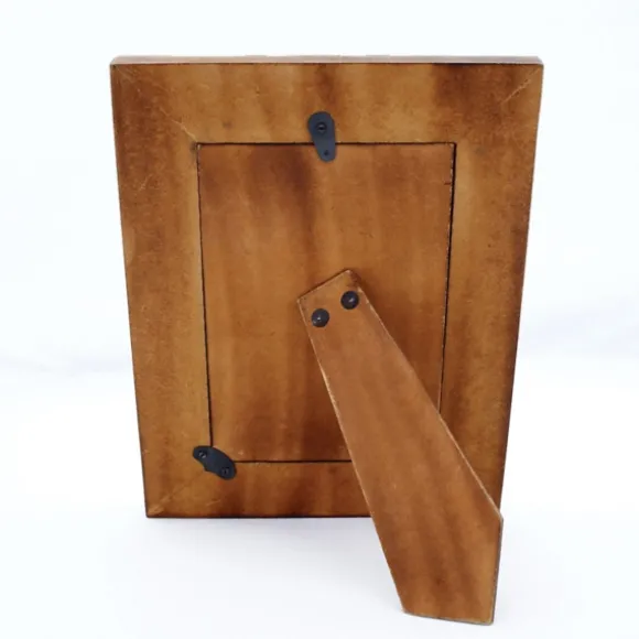 Kirkland's Home Picture Frames-Geometric Pattern Wood Picture Frame, 4X6