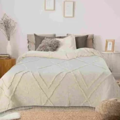 Kirkland's Home Bedspreads & Coverlets-Geometric Queen Coverlet