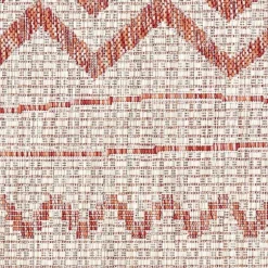 Kirkland's Home Outdoor Rugs-Geometric Stripe Sun Shower Outdoor Area Rug, 7X9