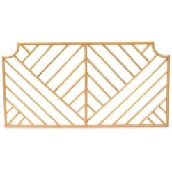 Kirkland's Home Beds & Headboards-Geometric Weave Rat Queen Headboard