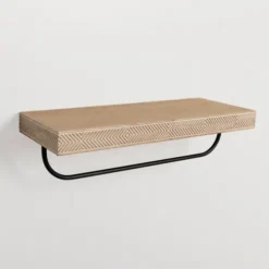 Kirkland's Home Shelves-Geometric Wood And Metal Shelf