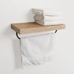 Kirkland's Home Shelves-Geometric Wood And Metal Shelf