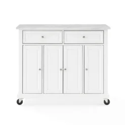 Kirkland's Home Kitchen Islands & Bar Carts-Gia All Marble Kitchen Island