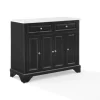 Kirkland's Home Kitchen Islands & Bar Carts-Gia Black And White Marble Kitchen Island